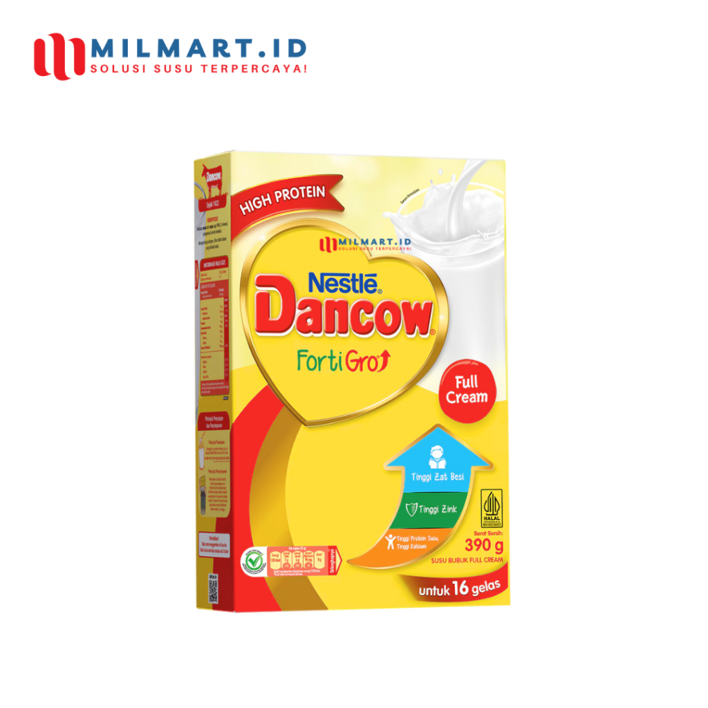 NESTLE DANCOW FORTIGRO FULL CREAM 390 G SUSU BUBUK FULLCREAM 390G