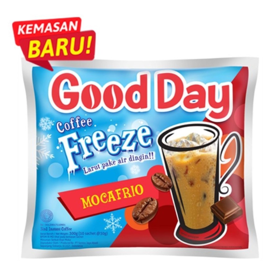 

GOOD DAY FREEZE ISI 10 SACHET / 1 RENCENG MOCAFRIO