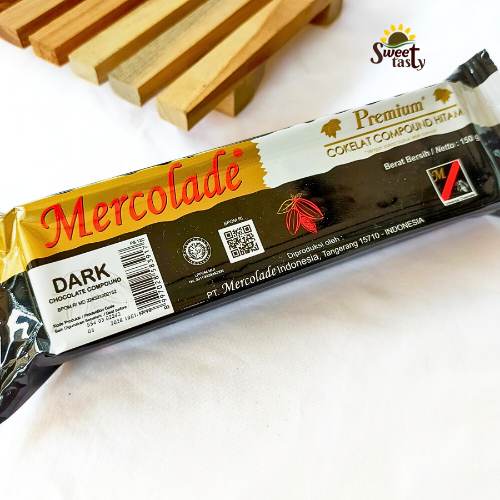 

Mercolade Dark Chocolate Compound / Coklat Batang 150 gram