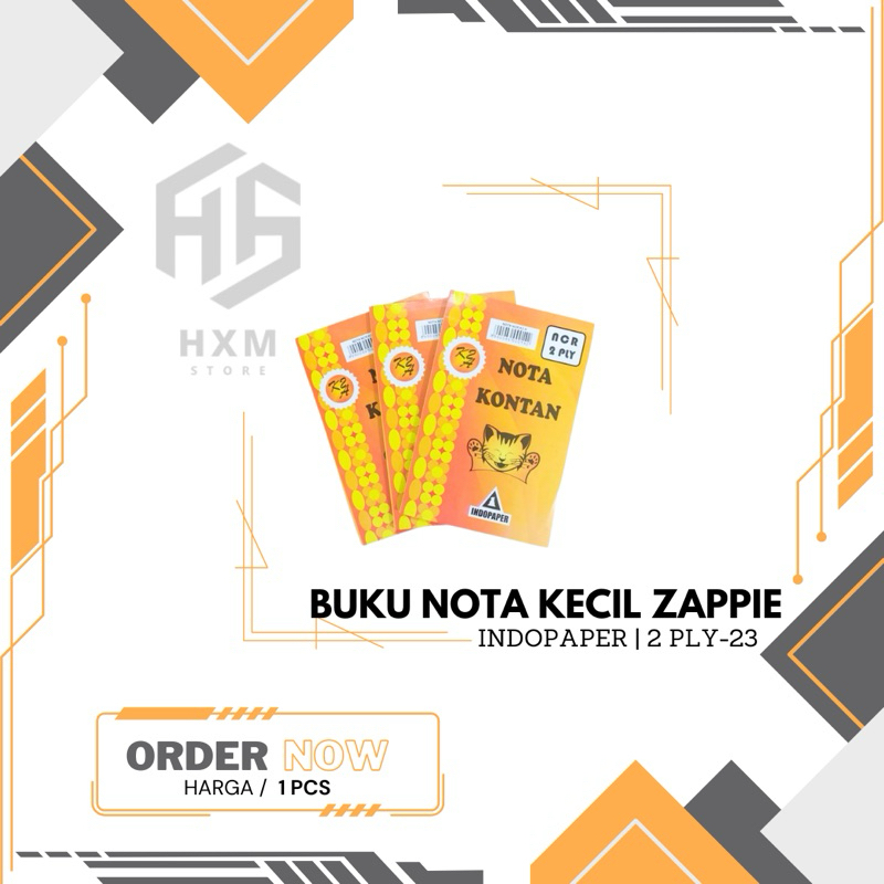 

Buku Nota Kecil ZAPPIE INDOPAPER [1 Pcs]