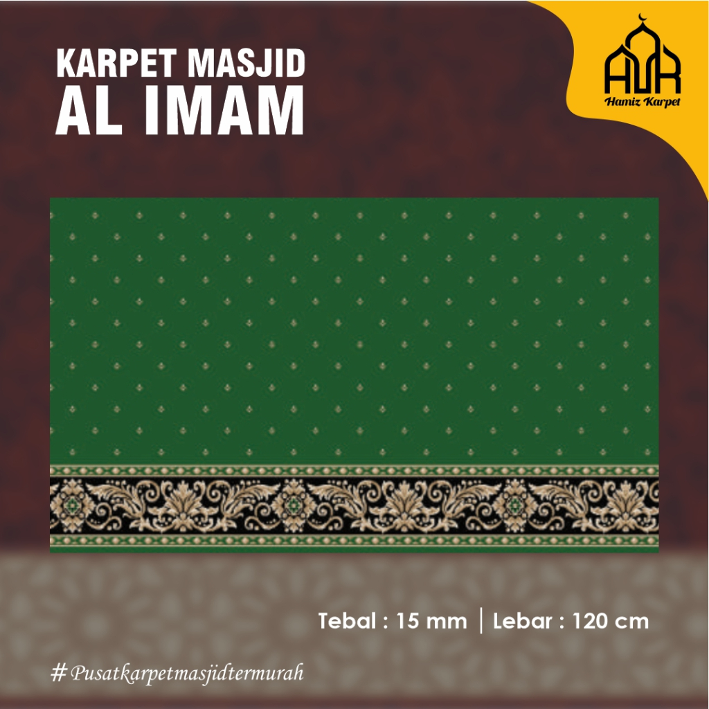 KARPET SAJADAH MASJID AL IMAM