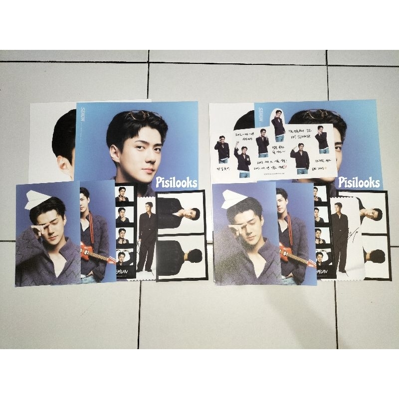 EXO SEASON GREETINGS 2023 SEHUN SET SG23 SG 23 OFFICIAL MINUS PC PHOTOCARD