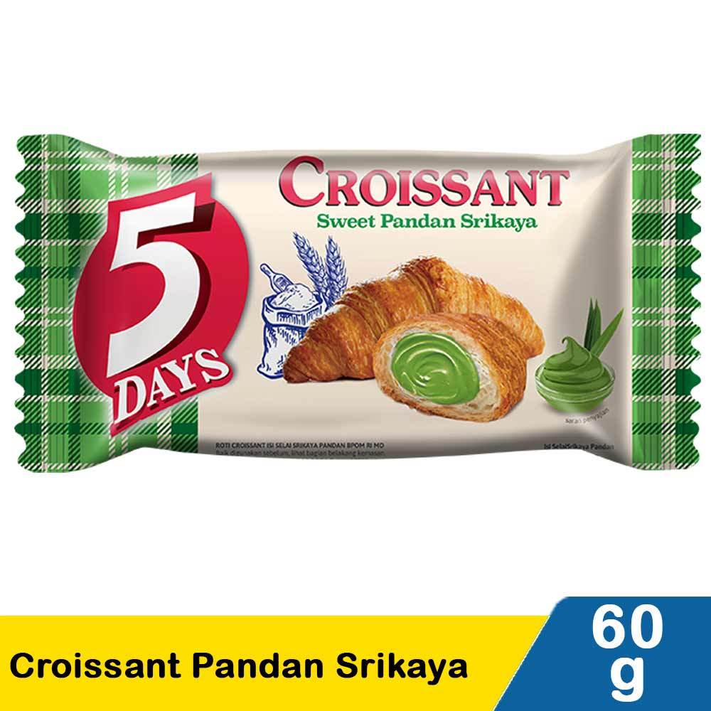 

5 Days Croissant Pandan Srikaya 60G