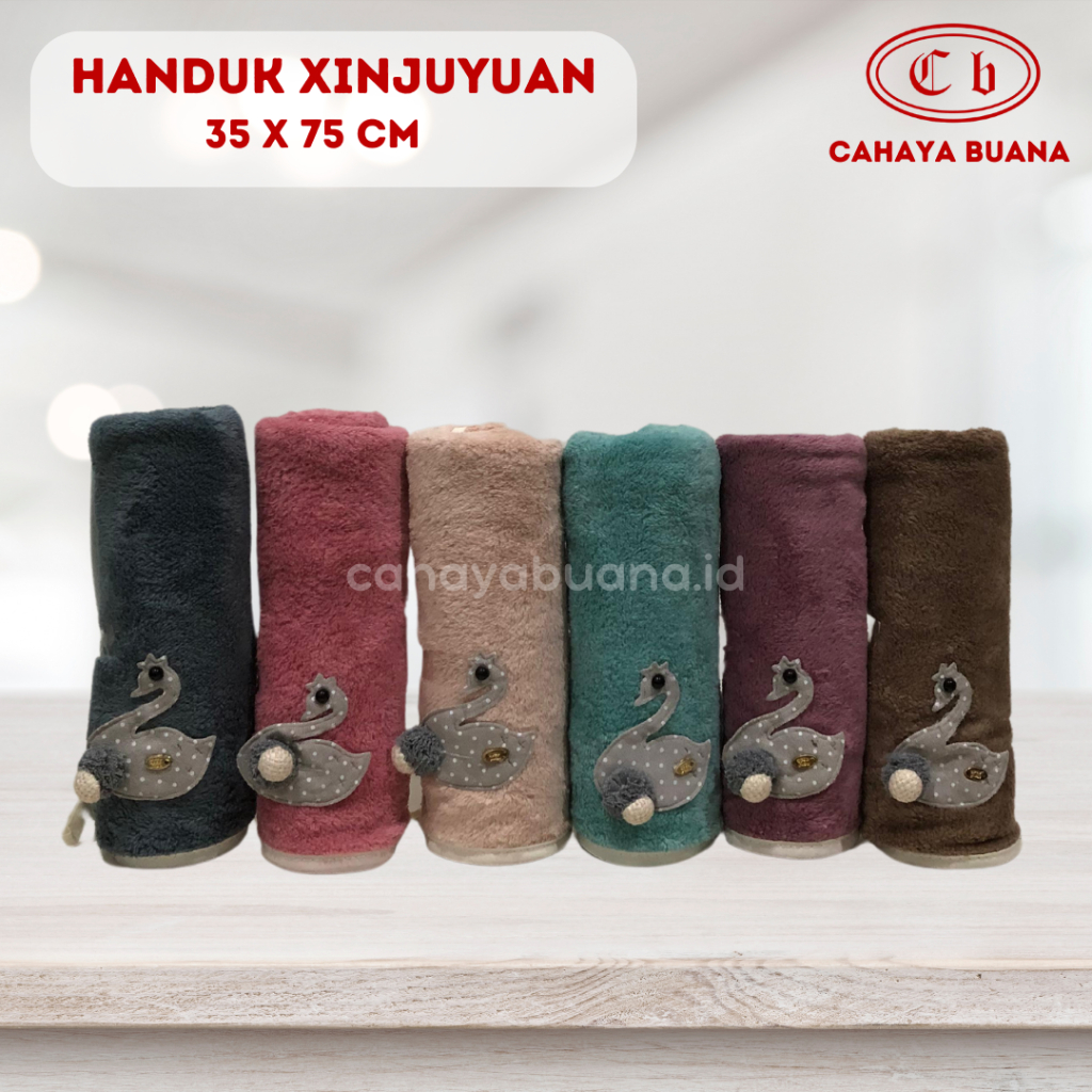 HANDUK MANDI HANDUK BAYI MEREK XINJUYUAN SIZE 35 x 75 cm