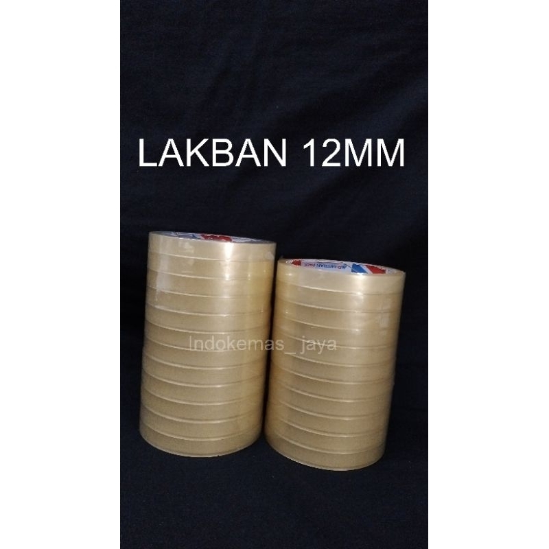 

Isolasi Tape 12MM/ Lakban OPP (6 pcs) 12MM/ Isolasi Kecil Murah