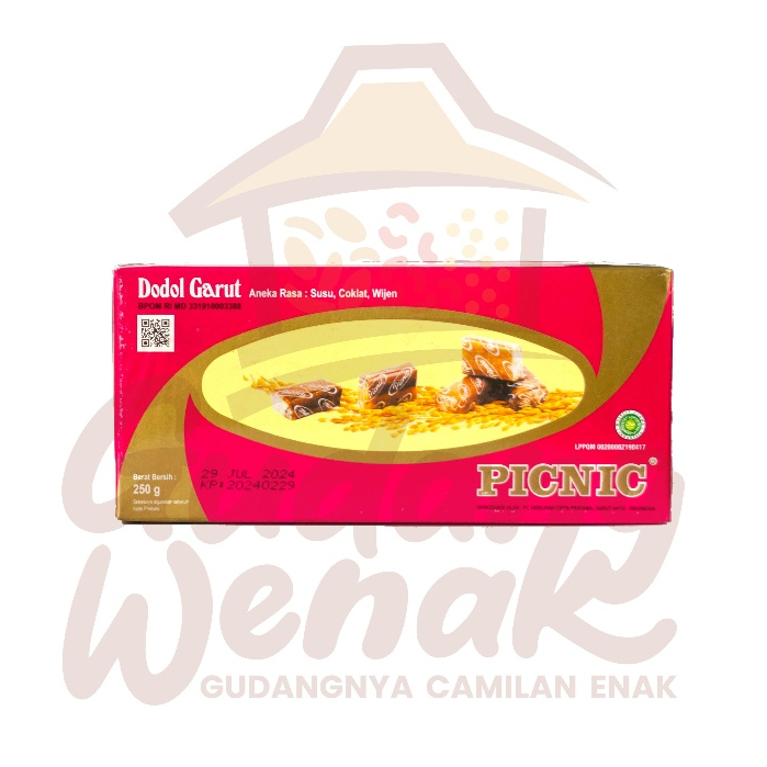 

Dodol Garut Picnic Kecil 250Gr Camilan Cemilan