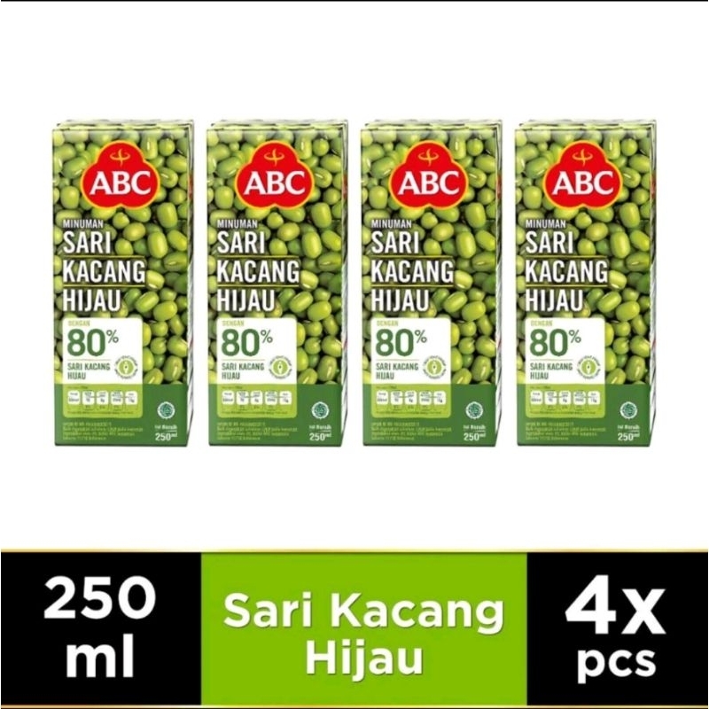 

ABC Sari Kacang Hijau 250ml X 4pcs