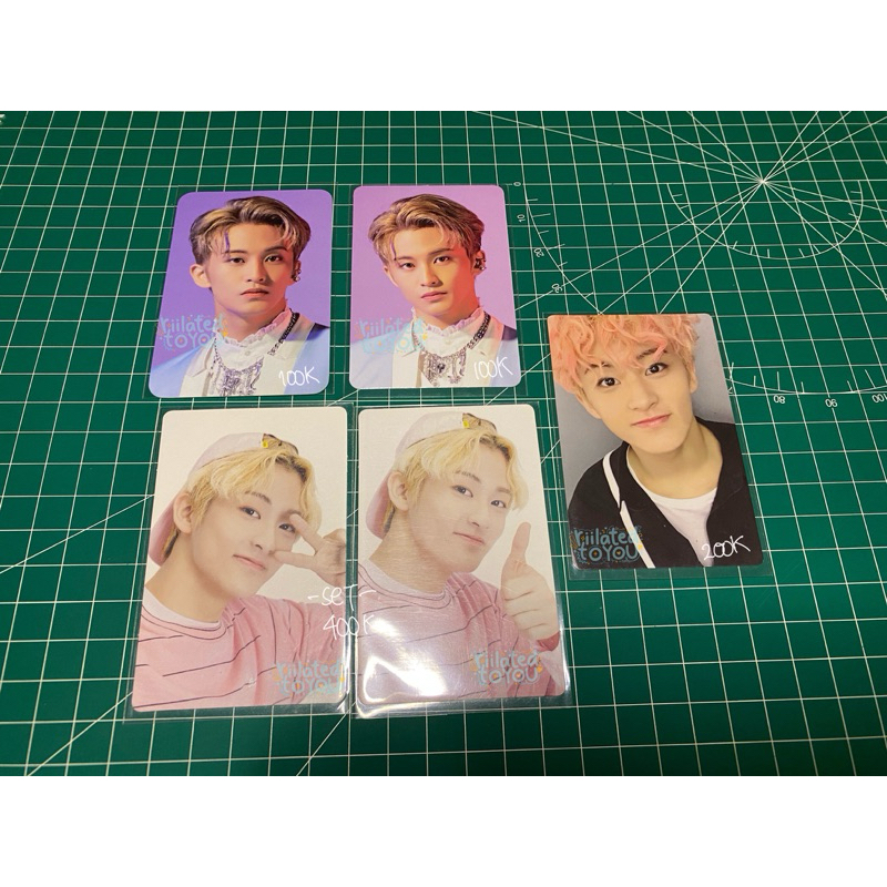 Mark NCT Photocard - 1st anniversary SUM Cafe , papertoy pc