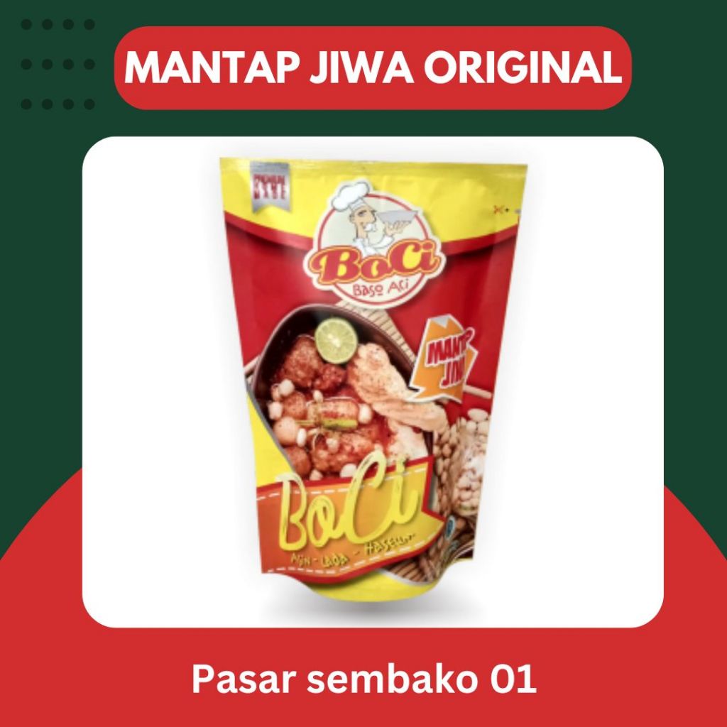 

Boci baso aci mantap jiwa murah