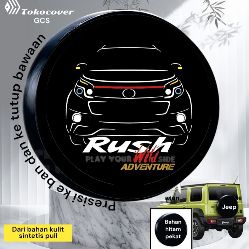 sarung ban mobil Rush/tutup conde rush aksesoris rush belakang mobil