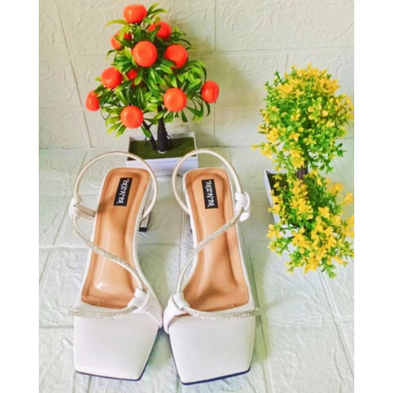sndal hells wanita blok hells 5cm / wedding shoes / wediding