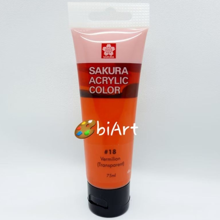 

Cat Akrilik Sakura Acrylic Color 75 ml Vermilion