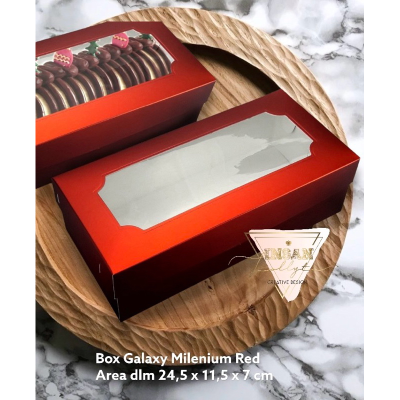 

Box Galaxy Milenium RED metalik 24,5 x 11,5 x 7 cm