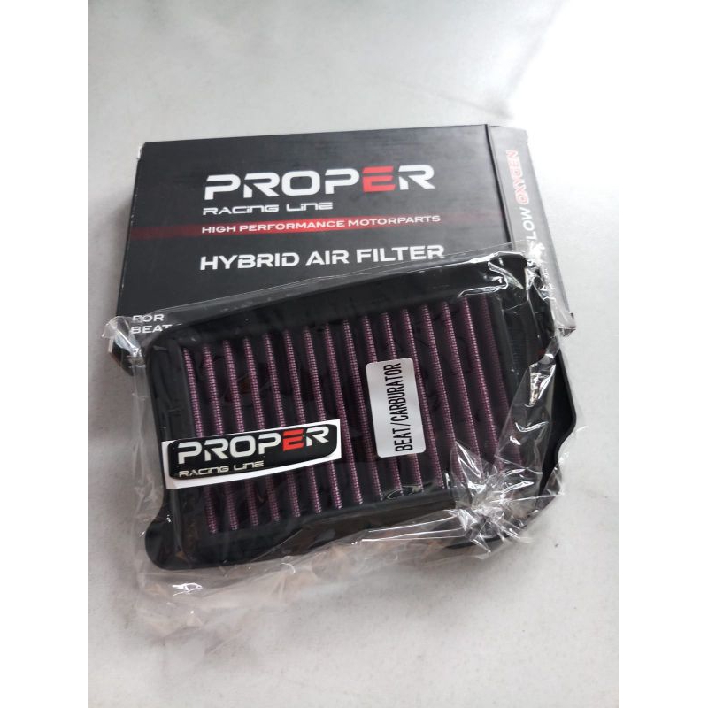 Air filter filter udara Proper Racing Line Beat karbu/Scoopy Karbu