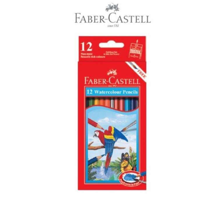 

KODE S52Q Pensil 12 Warna Panjang Faber Castell 114462 Watercolour Pencils