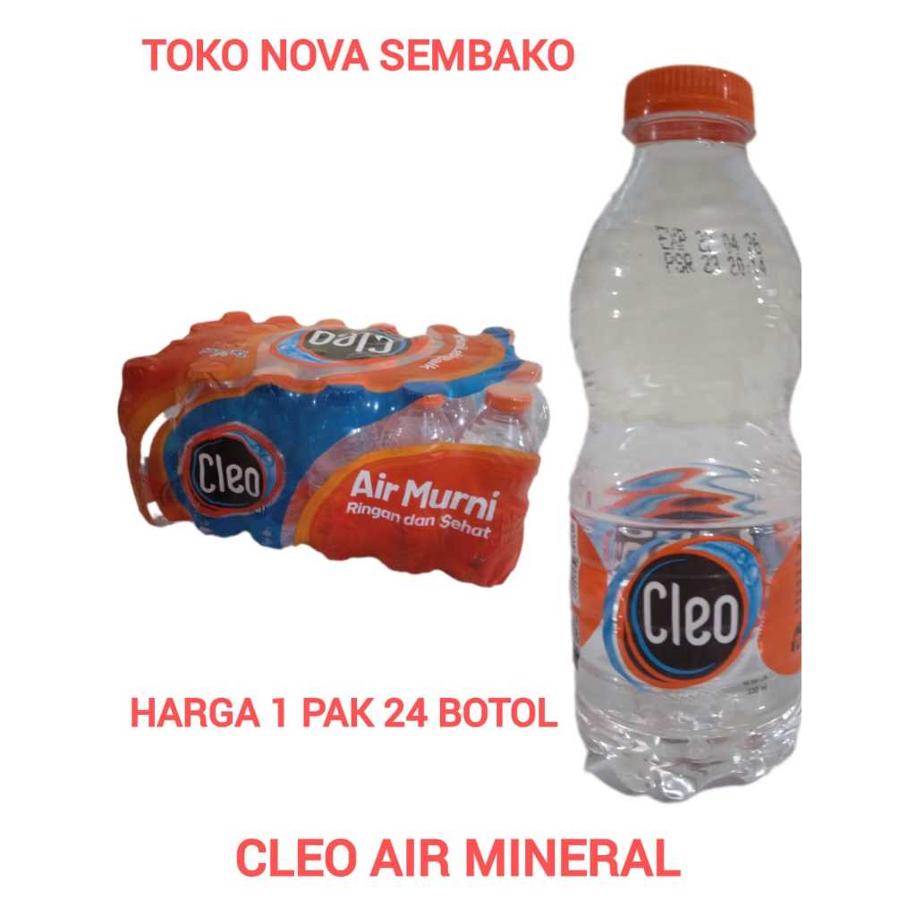 

CLEO AIR MINERAL 220ml JUAL 1 PAK 24pcs || MURAH || LARIS || KECIL MUNGIL ||