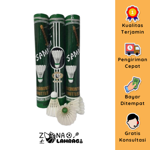 SHUTTLECOCK / KOK BADMINTON SAMURAI HIJAU ORIGINAL - GAJAH MADA