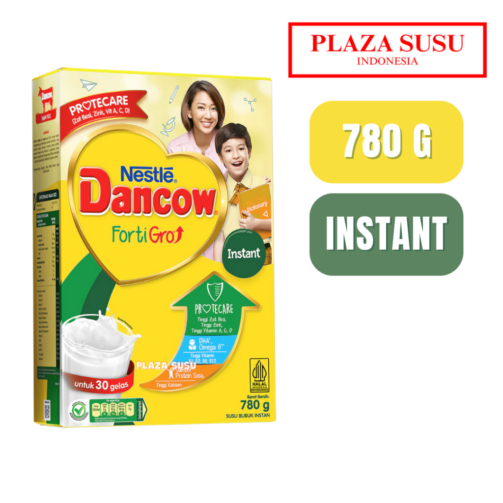 

NESTLE DANCOW FORTIGRO INSTANT 780 G SUSU PERTUMBUHAN ANAK 6 - 12 TAHUN