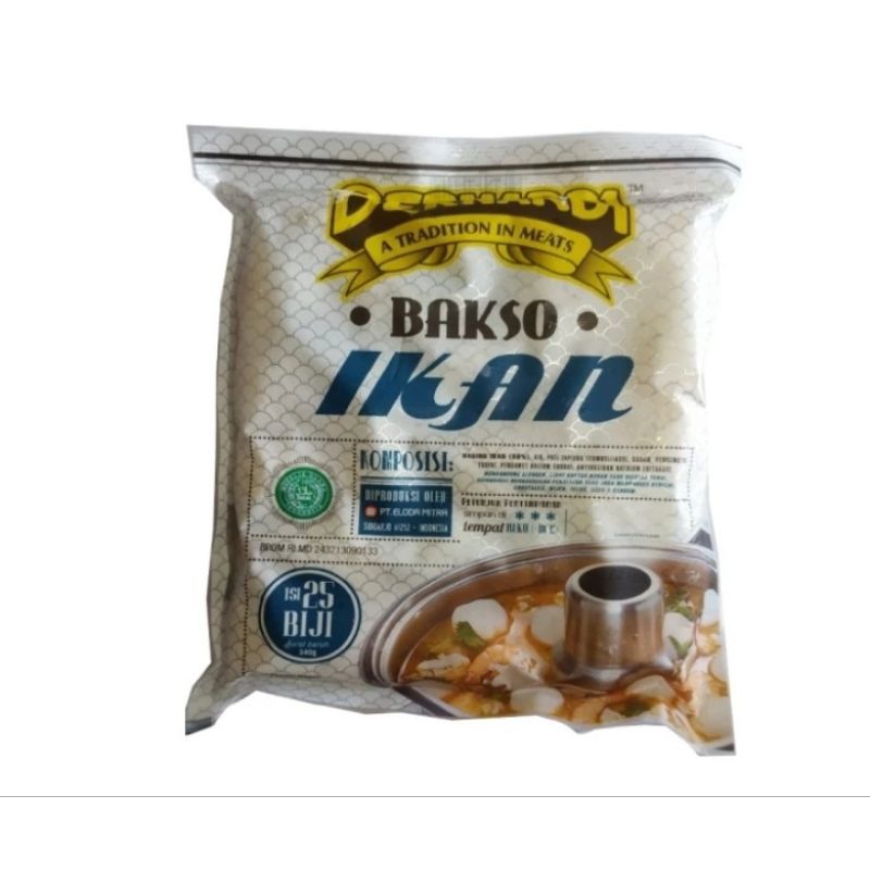 

Bernardi Bakso Ikan Besar isi 25pc 360g