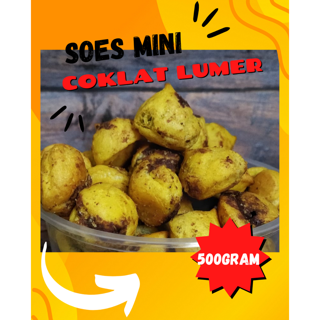 

Soes Coklat Kering 1/2 kg Lumer Murah Enak/ Soes Kering Kiloan / Sus Coklat micky