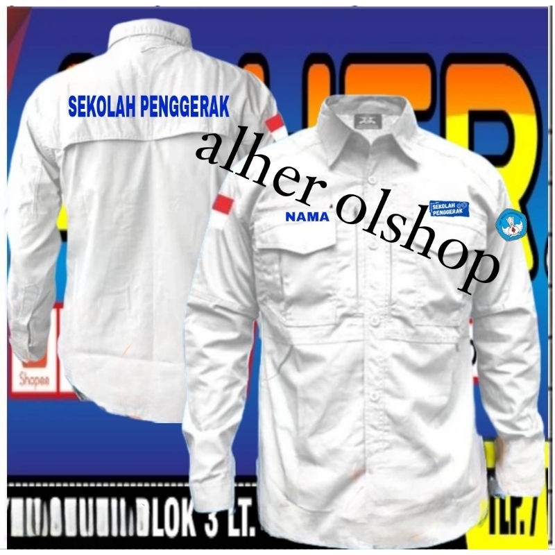 kemeja tactical sekolah penggerak baju tactical sekolah penggerak seragam tactical sekolah penggerak