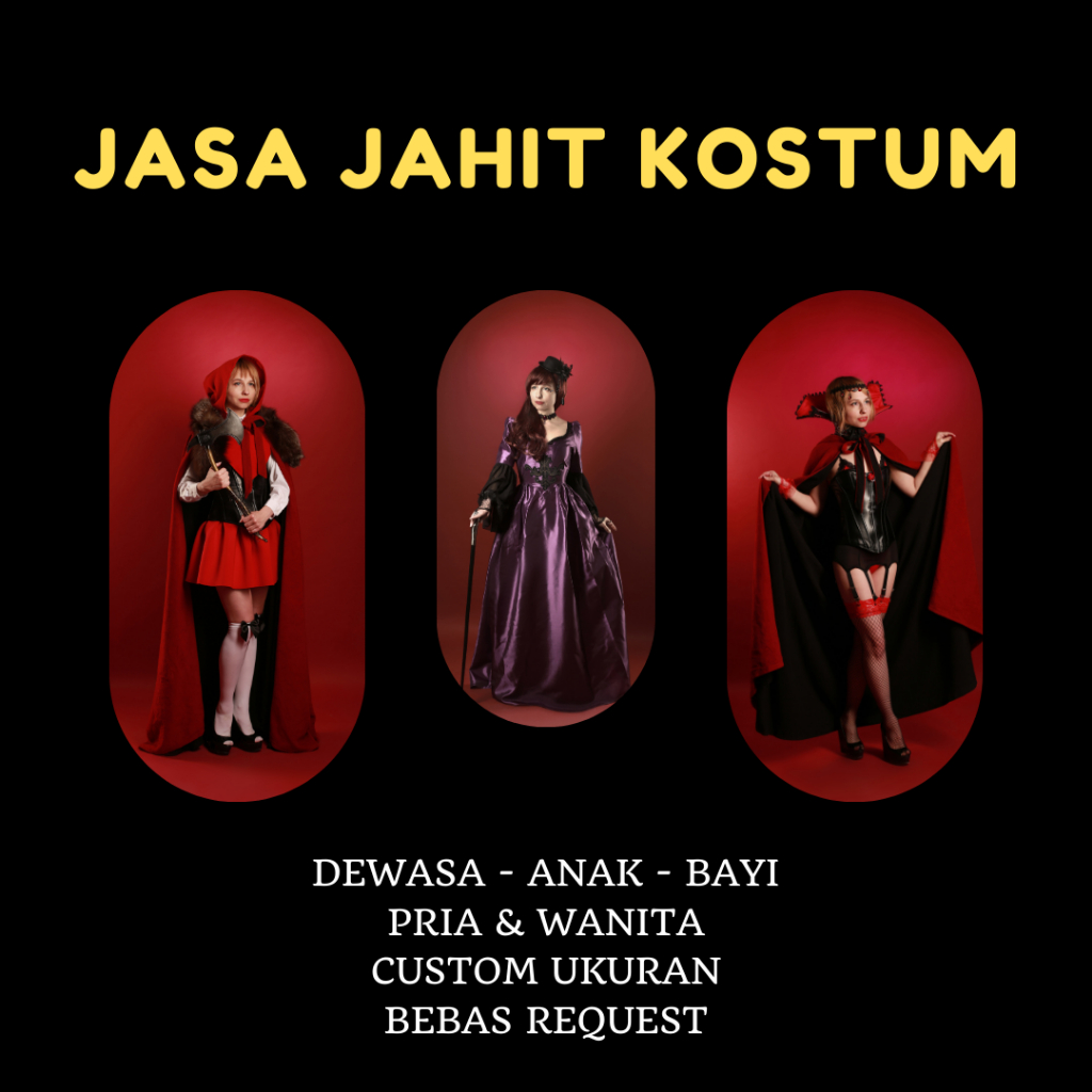 Jasa Jahit Kostum Korea Kpop Cosplay Baju Cewek Dress Kemeja Newborn Balita Remaja Dewasa Pria Wanit