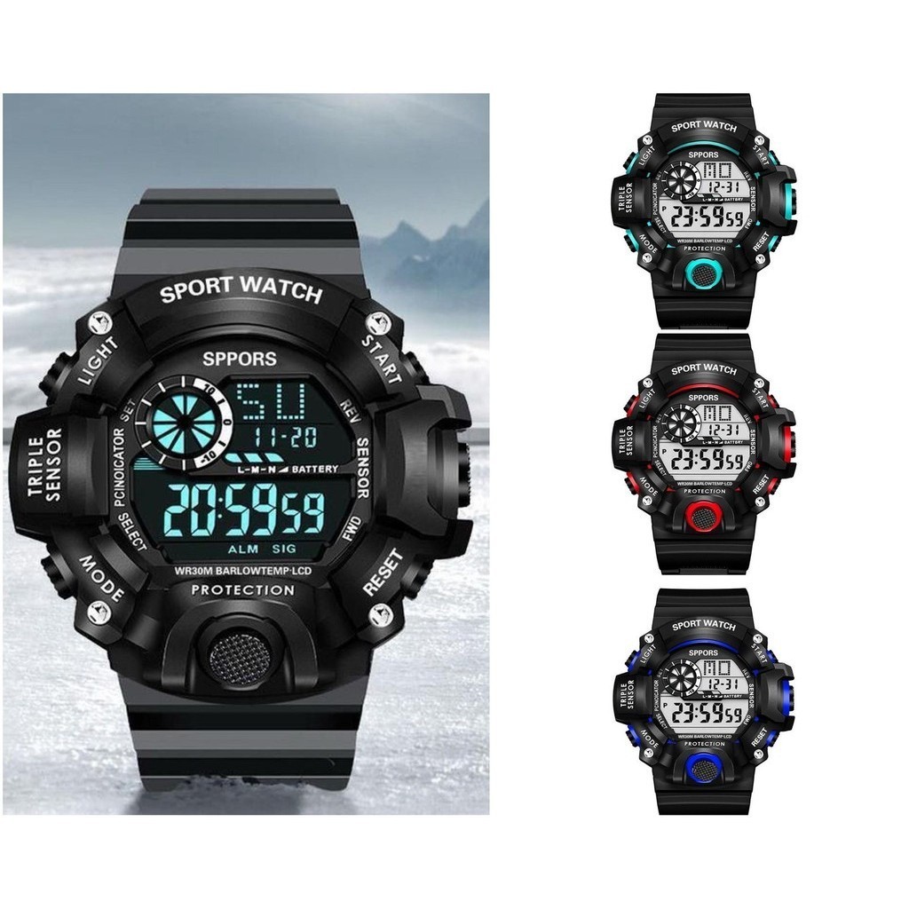 JAM TANGAN RUBBER SPORT DIGITAL FASHION ANAK REMAJA RM138