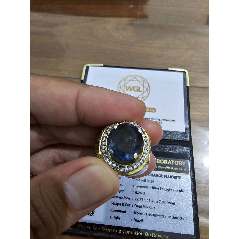 Natural Color-Change Fluorite