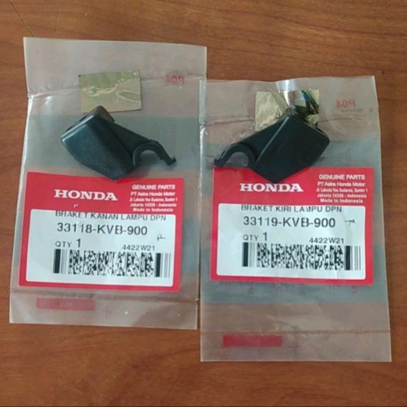 BRAKET DUDUKAN LAMPU HEADLAMP REFLEKTOR DEPAN KANAN KIRI HONDA VARIO 110 CW KARBU CARBU ORI AHM