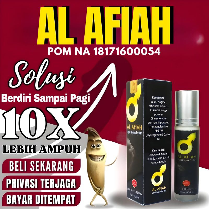 Al afiah asli 100% obat kuat kelamin tahan lama - pembesar dan panjang alat vital - minyak oles khus