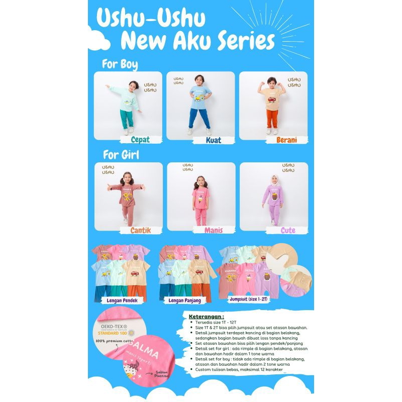 Ushu-Ushu New Aku Series | Pesanan Khusus Indri