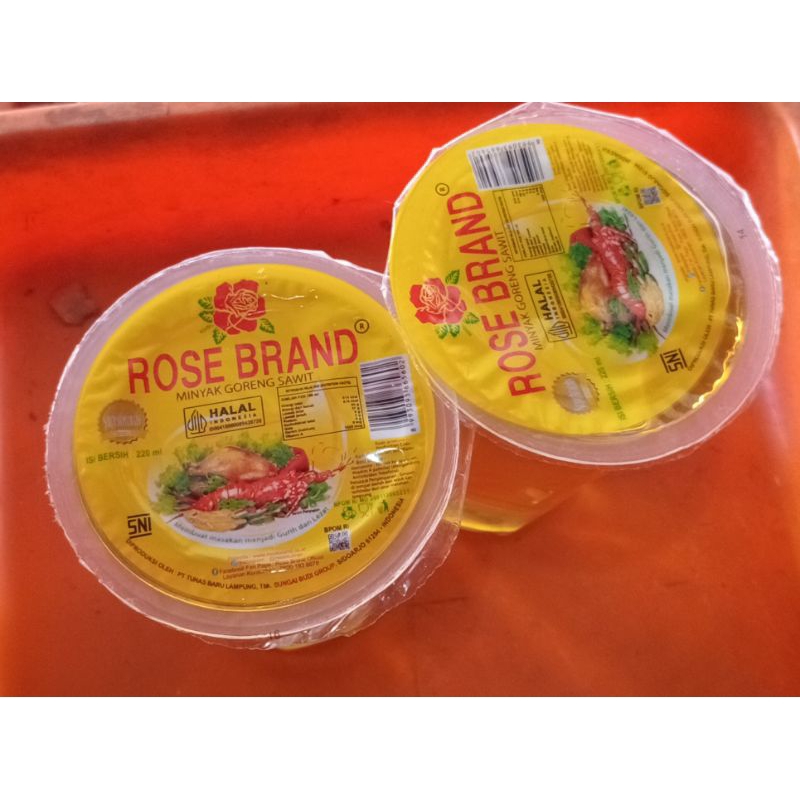 

minyak goreng rosebrand kemasan gelas