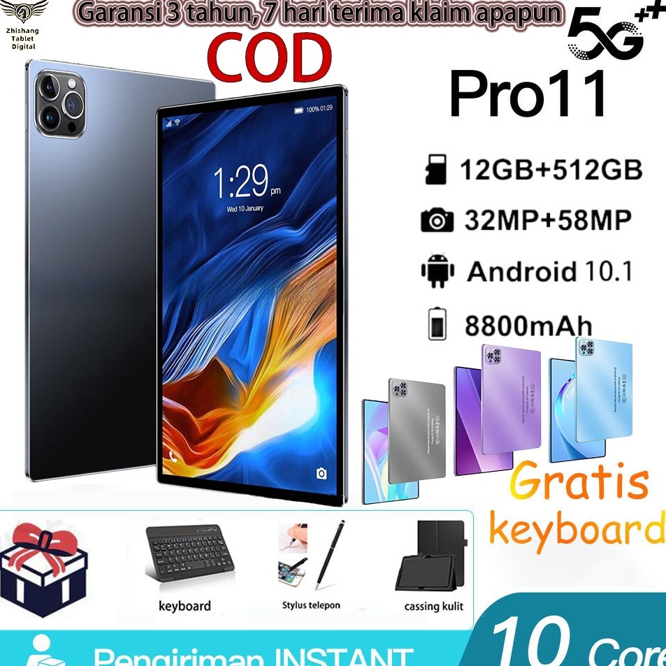 Deals Promosi tablet pc android pro 11 Baru 11inch layar definisi tinggi komputer tablet android mur