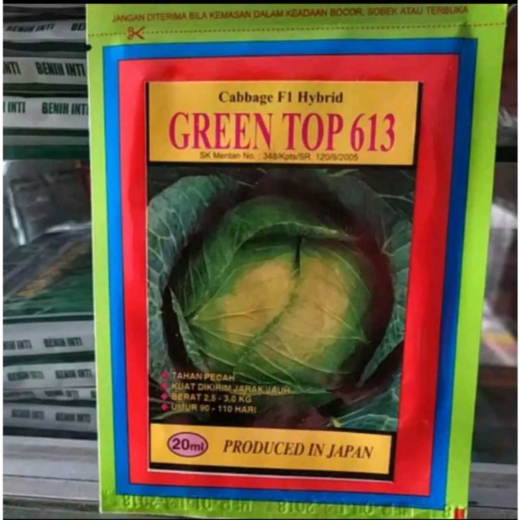 Benih/Bibit Gubis Green Top 613 20ml (10pak bonus 1 kaos)