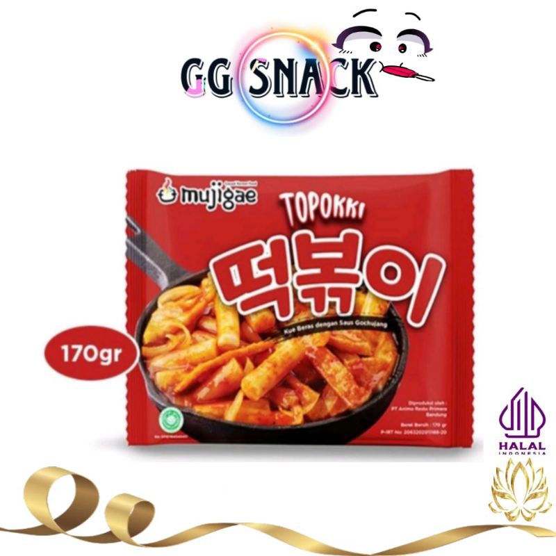 

Mujigae Topokki 170 gr / Teokbokki Instan