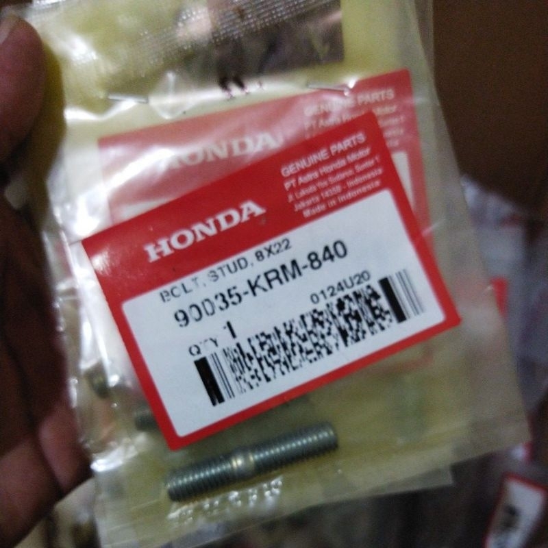 Baut Tanam Kenalpot Verza Cb Verza Crf Megapro Monoshok 90035-KRM-840