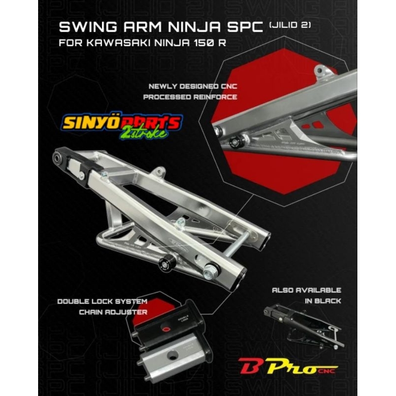 ARM BPRO SPC GEN 2 RACING NINJA R SS RR OLD RR NEW KISS M DOUBLE CLOCK ORIGINAL BPRO