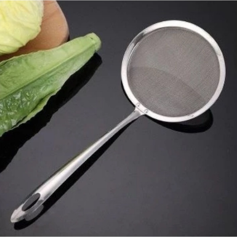 Saringan Minyak Full Stainless / Saringan HALUS / Serok Minyak Goreng