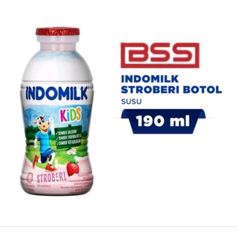 

Indomilk Kids UHT Botol 190ml-1Dus isi 24botol