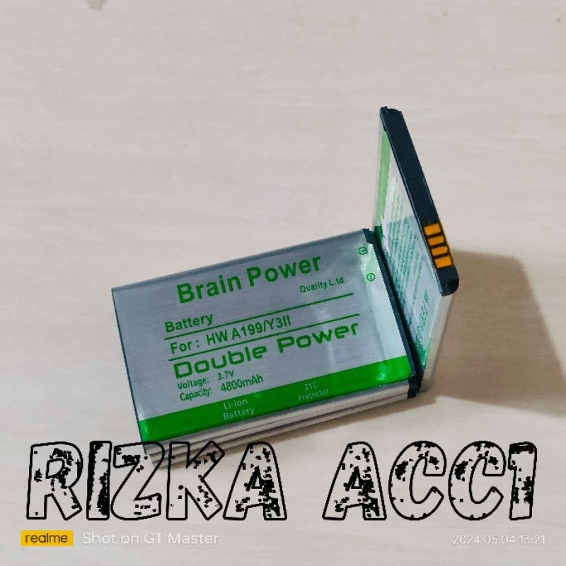 Baterai Batre Hp Huawei Y3ii Lua U22 Y600 A199 HB505076RBC Battery Hp