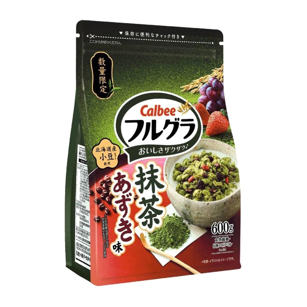 

Calbee Full Gra Matcha & Azuki Cereals 600g