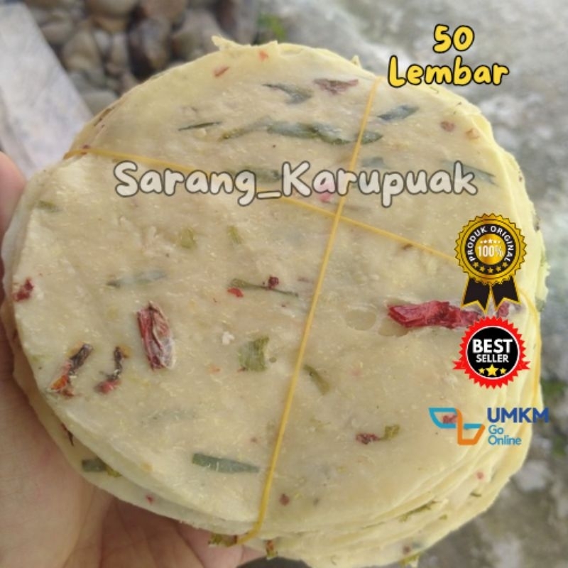 

kerupuk/opak mentah/kerupuk mentah/kerupuk pitalah khas padang isi 50 lembar