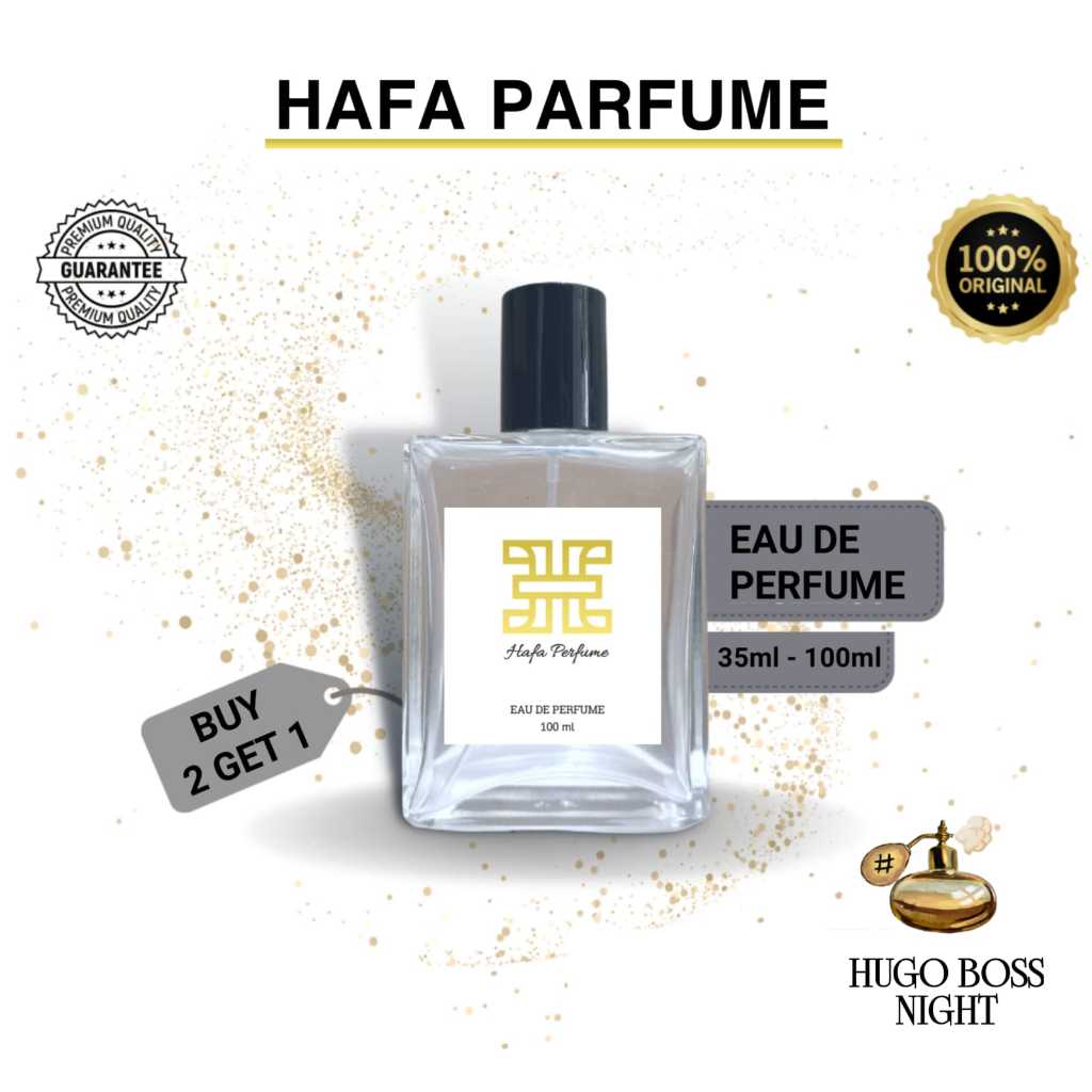 Parfum Pria di Sukai Wanita - Parfume Hugo Boss Night Minyak Wangi Laki-Laki by Hafa