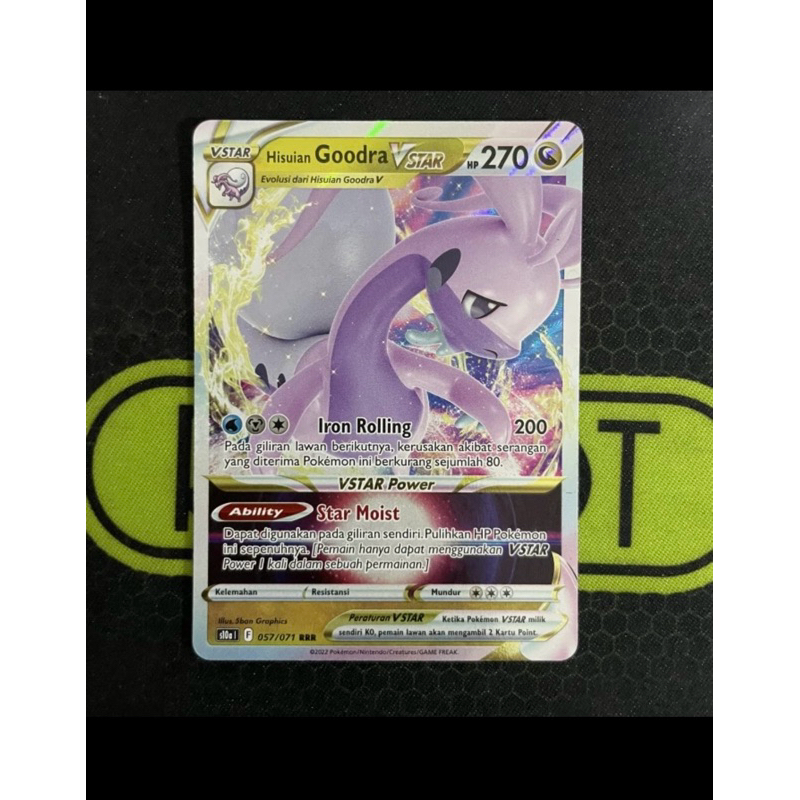 Hisuain Goodra Vstar RRR 057/071, Pokemom TCG Indonesia