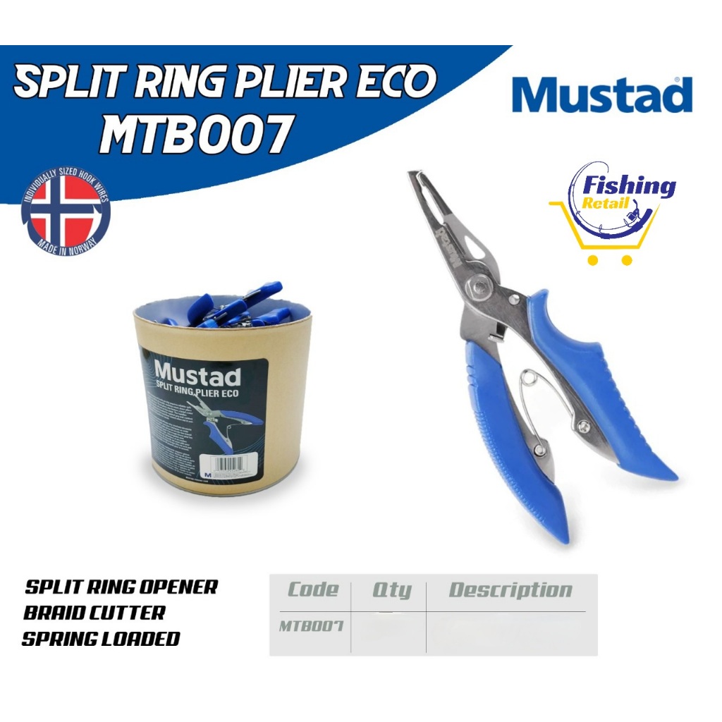 Tang Mustad SPLIT RING PLIER ECO MTB007