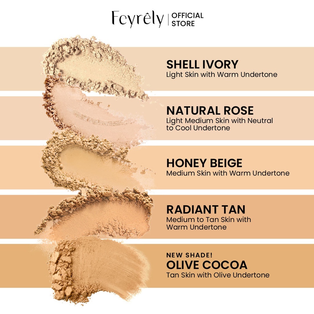 FEYRELY AIRY PORELESS FOUNDATION - FEYRELY TWO WAY CAKE - BEDAK PADAT - TWC