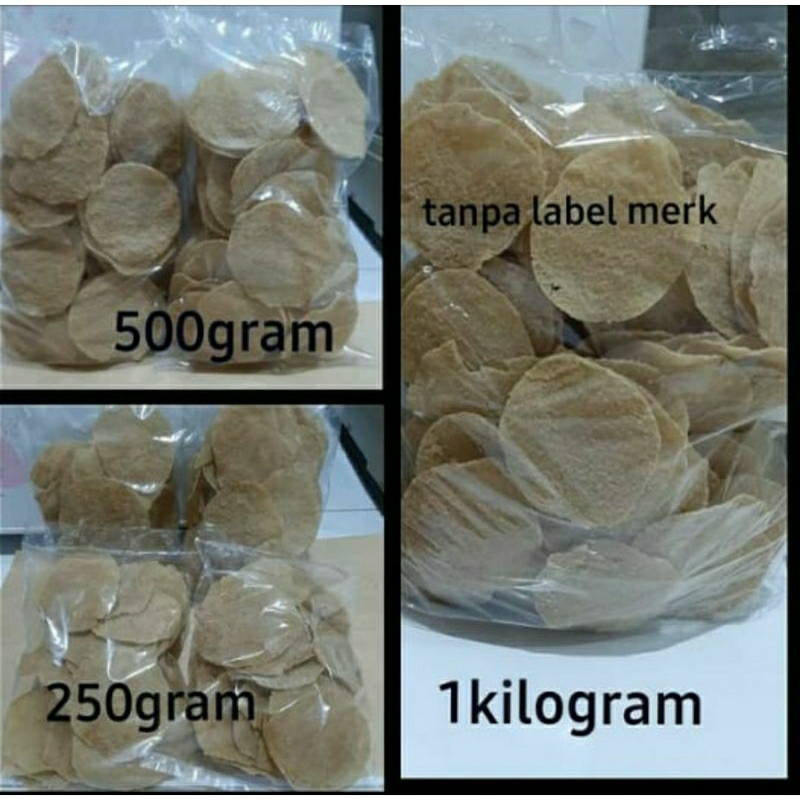 

krupuk puli mentah enakk dan gurih siap di goreng berat 250 gr