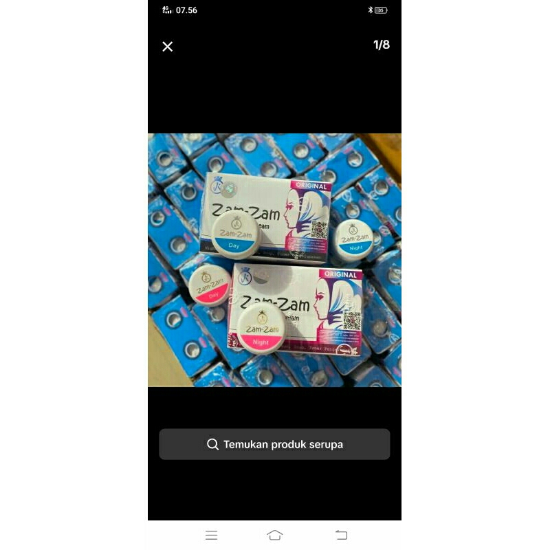 Zamzam JK Cream Zamzam Hijab Zam2JK Kemasan Terbaru Bercode