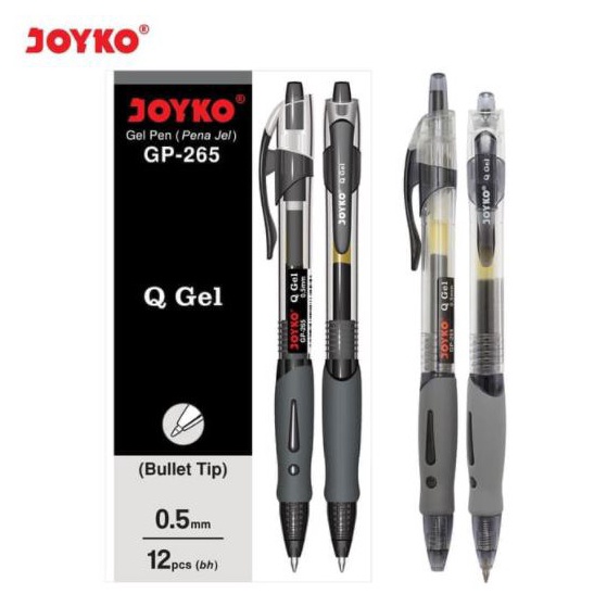 

KODE Q63T PULPEN GEL JOYKO Q Gel GP265 PULPEN JOYKO 5 mm 12 pcs