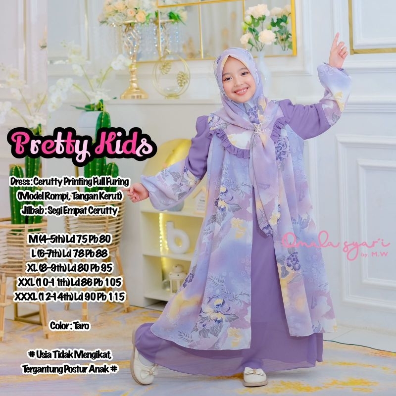 GAMIS ANAK GAMIS ANAK PRETTY KIDS ORI ALIFA